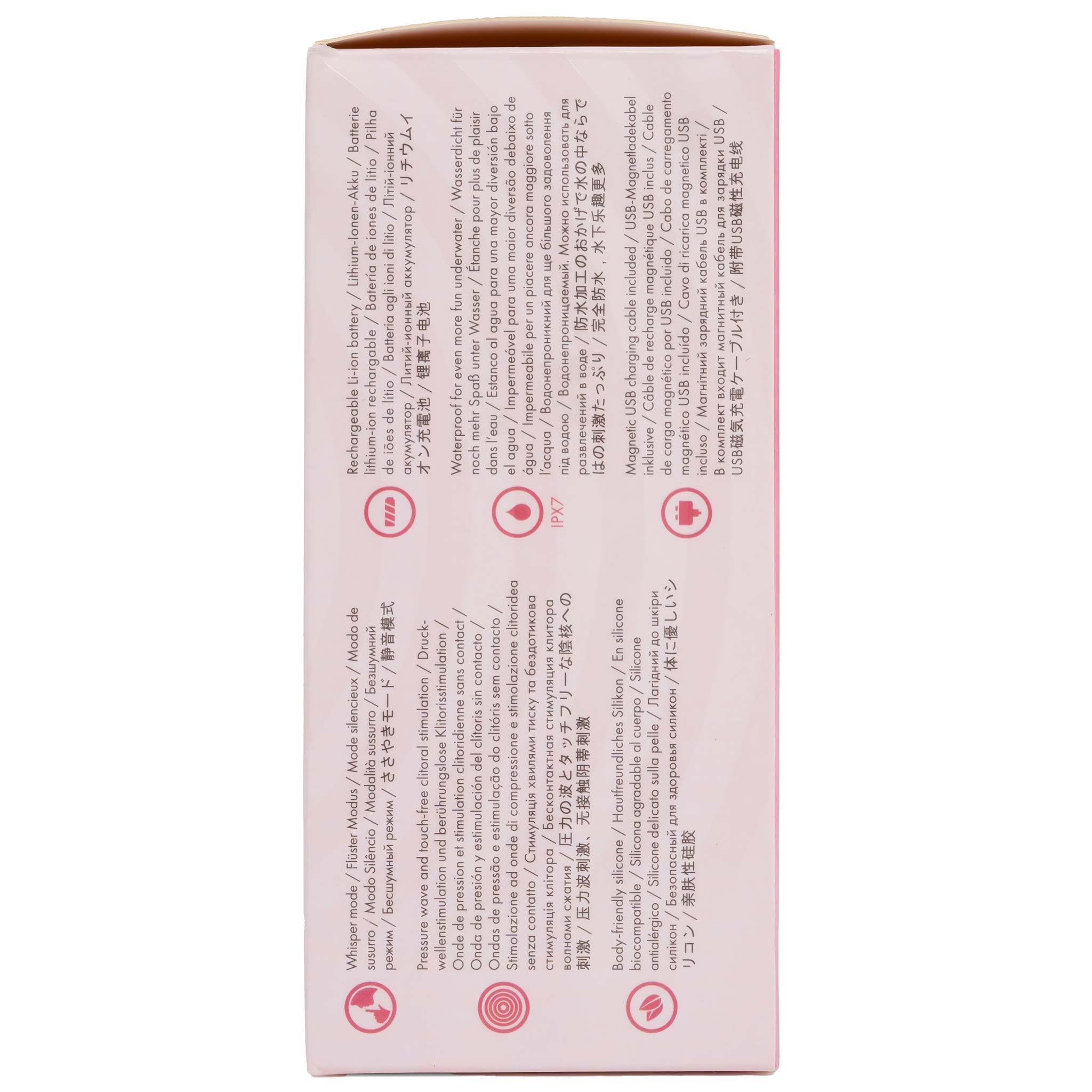 Satisfyer - Pro Deluxe Vibrator, Pink/White Satisfyer - Pro Deluxe Vibrator, Pink/White