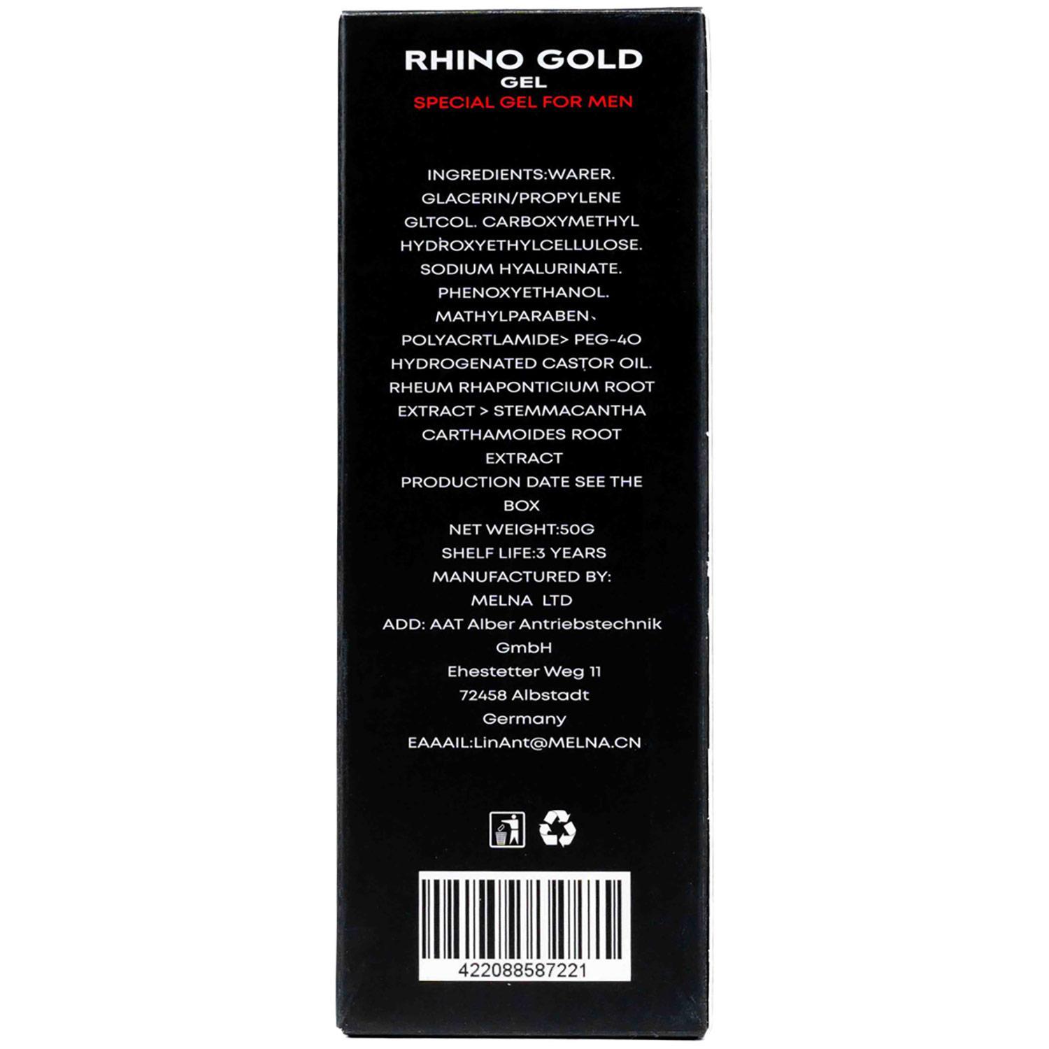 Rhino Gold - Special Gel for Men, 50 ml Rhino Gold - Special Gel for Men, 50 ml