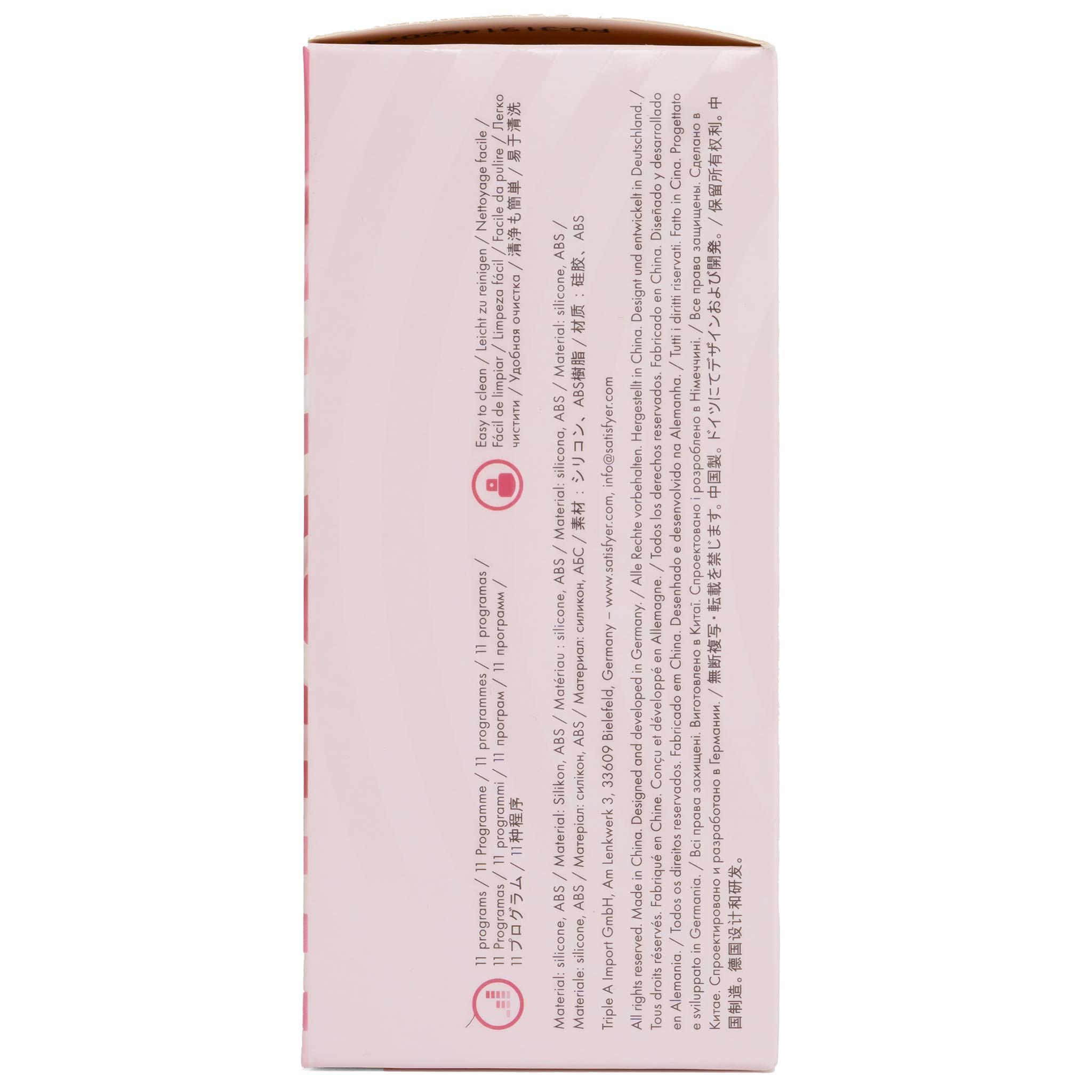 Satisfyer - Pro Deluxe Vibrator, Pink/White Satisfyer - Pro Deluxe Vibrator, Pink/White